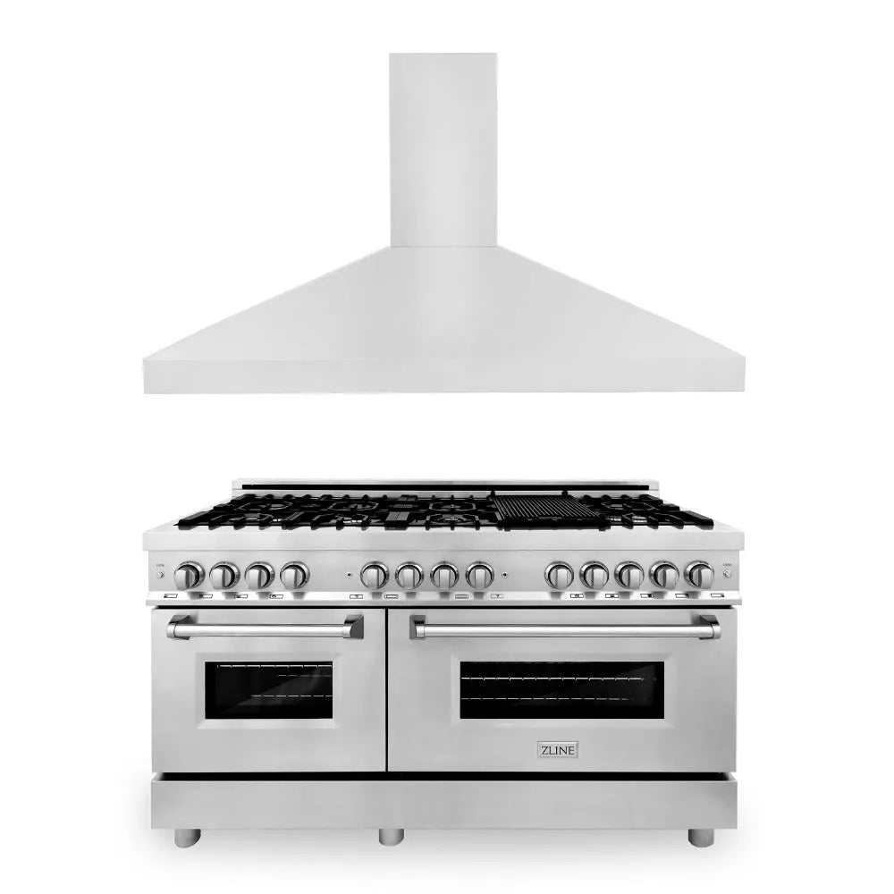ZLINE 60-inch kitchen package 2KP-RARH60