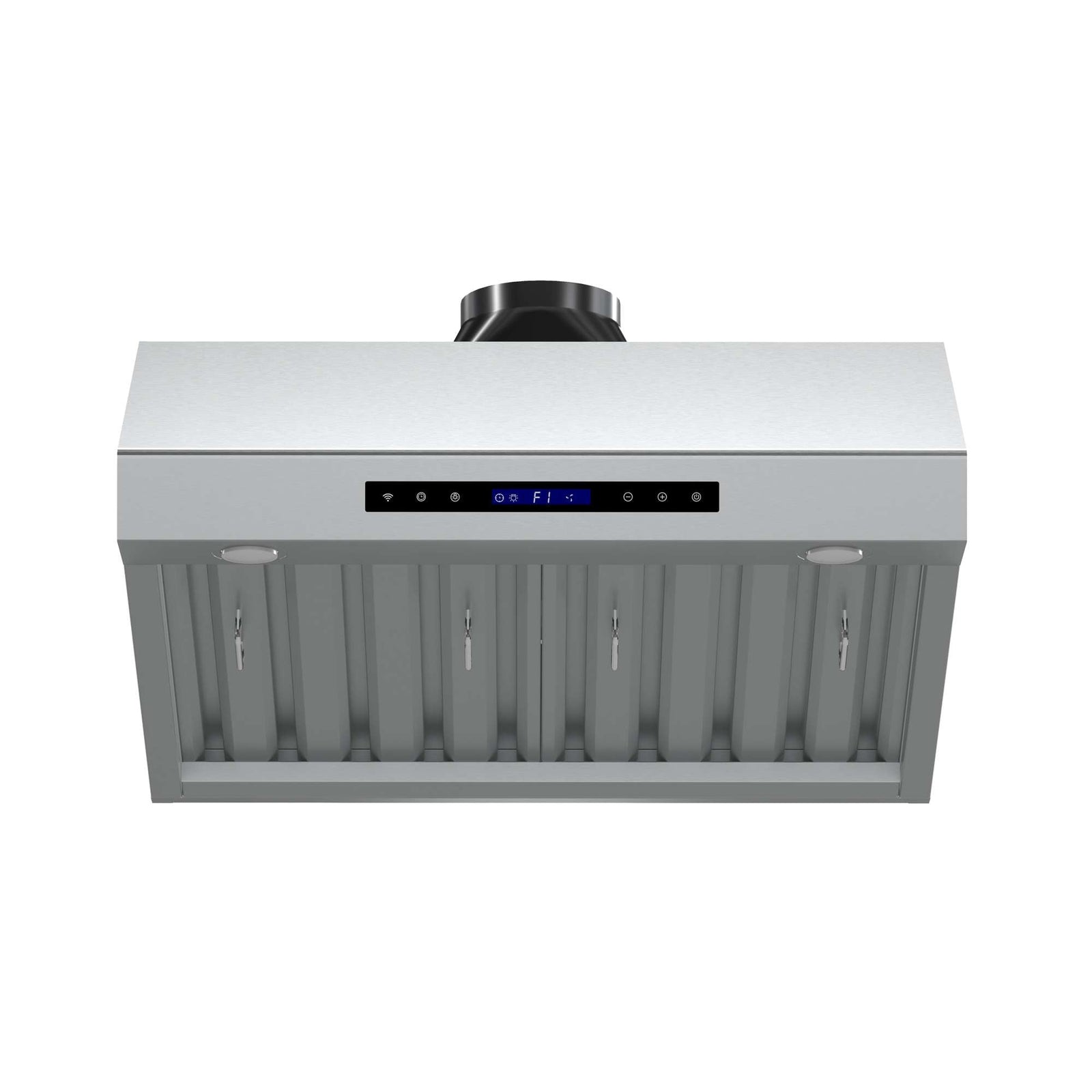 Forno Palazzo 30-Inch Wall Mounted Range Hood, Stainless Steel, Heavy Duty Baffle Filters, Remote Control - FRHWM5030-30