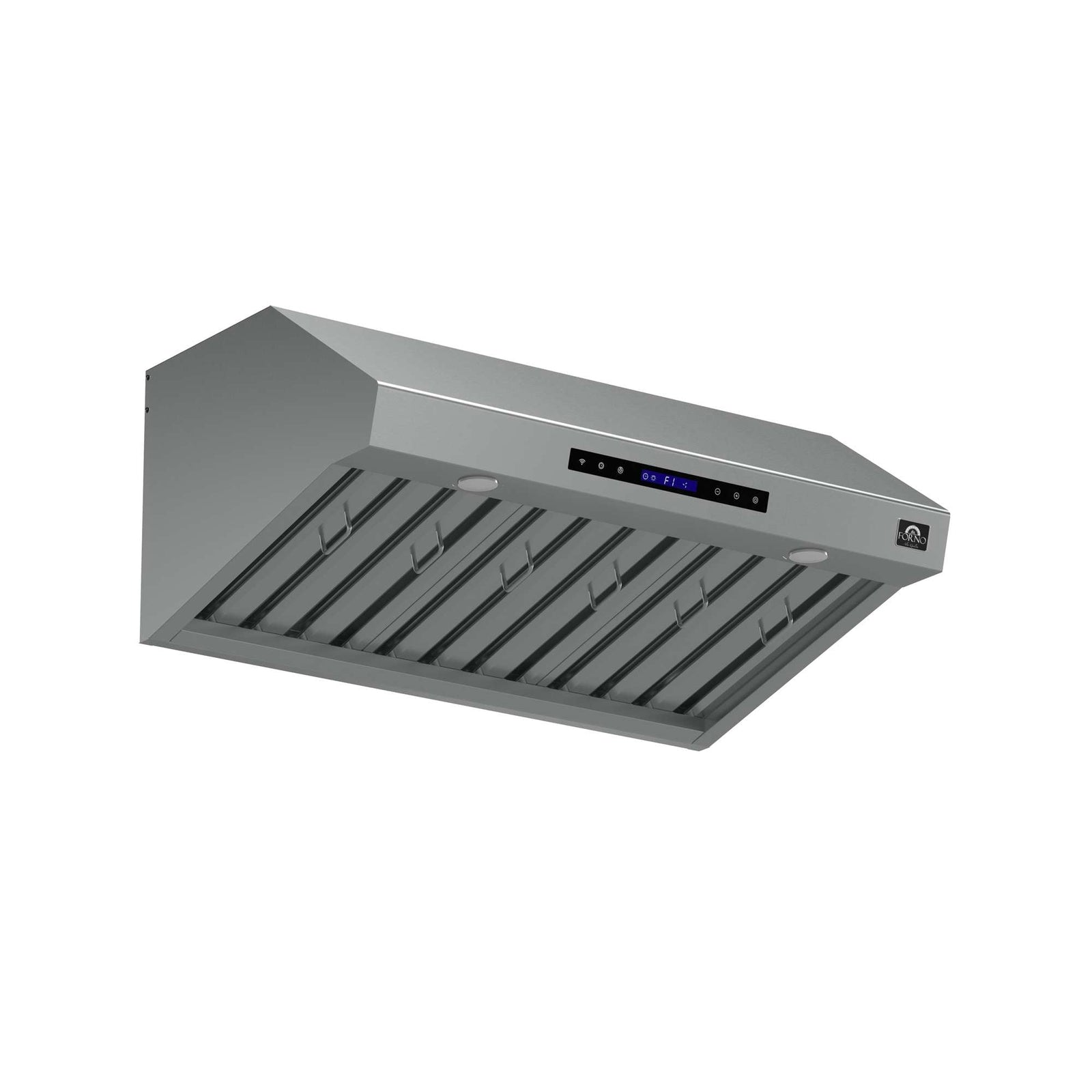 Forno Palazzo 36-Inch Wall Mounted Range Hood, Stainless Steel, Heavy Duty Baffle Filters, Remote Control - FRHWM5030-36