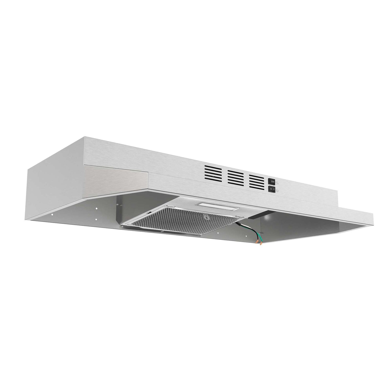 Forno Cappa 30-Inch Under Cabinet Range Hood, Stainless Steel, 200 CFM, Convertible, LED Lighting - FRHUC5200-30