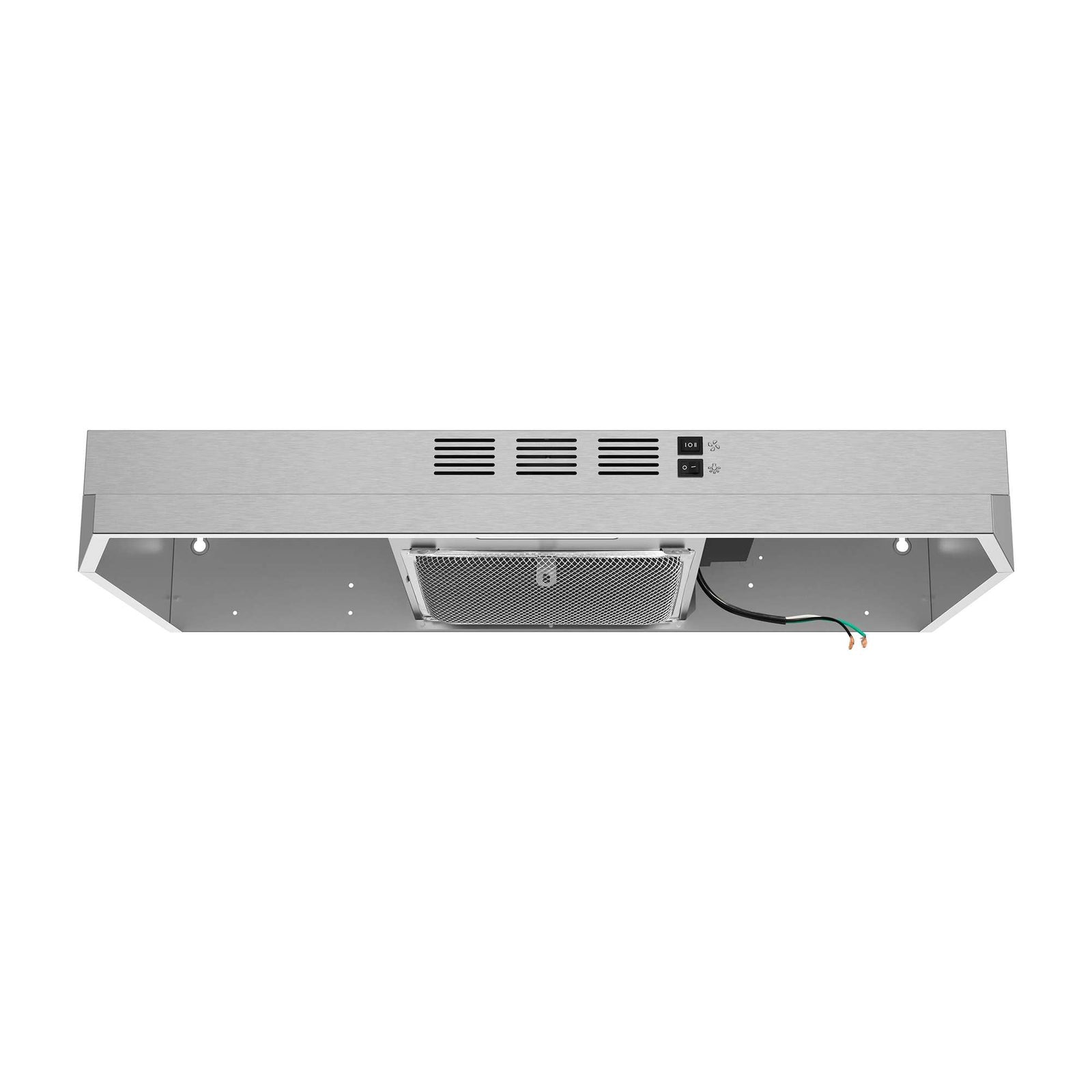 Forno Cappa 30-Inch Under Cabinet Range Hood, Stainless Steel, 200 CFM, Convertible, LED Lighting - FRHUC5200-30