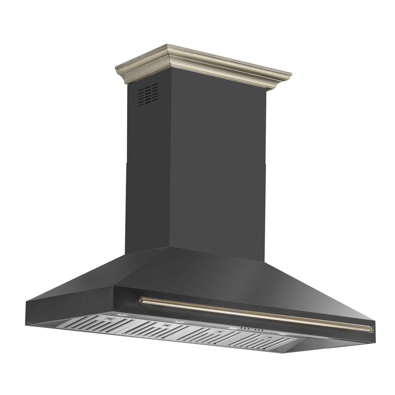 Forno Aria 60 Inch Wall-Mounted Range Hood in Black - FRHWM5095-60BLK