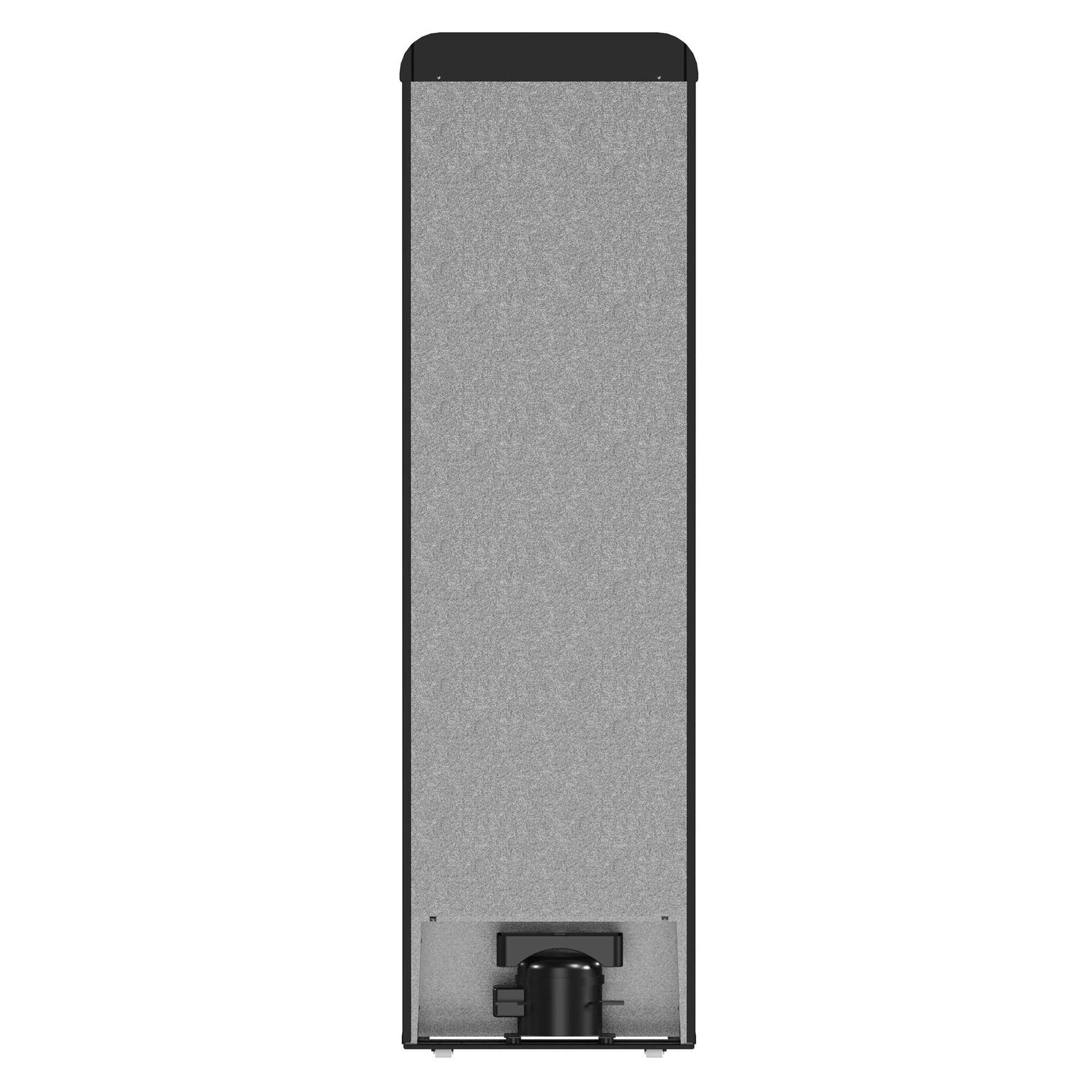 Forno Storico 22-Inch Retro bottom freezer Fridge in Black, 9 cu.ft, copper-tone handle - FFFFD1745-22BLK