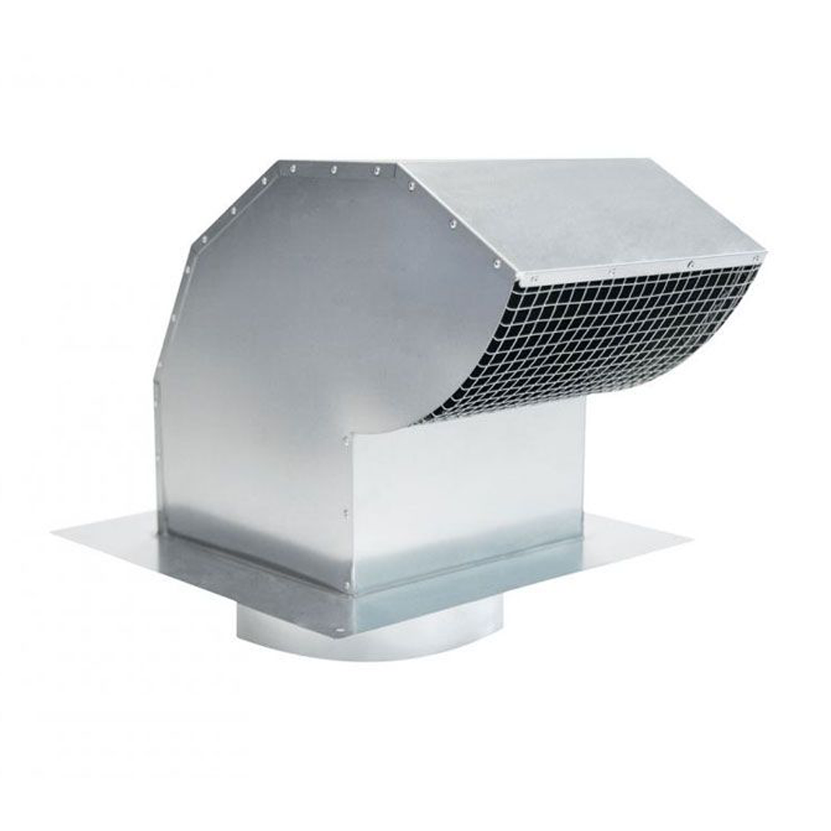 6-Inch Galvanized Steel Roof Cap