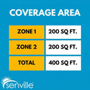 Senville AURA 18,000 BTU (6K + 6K) 25 SEER2 Dual Zone Mini Split Air Conditioner - 230V