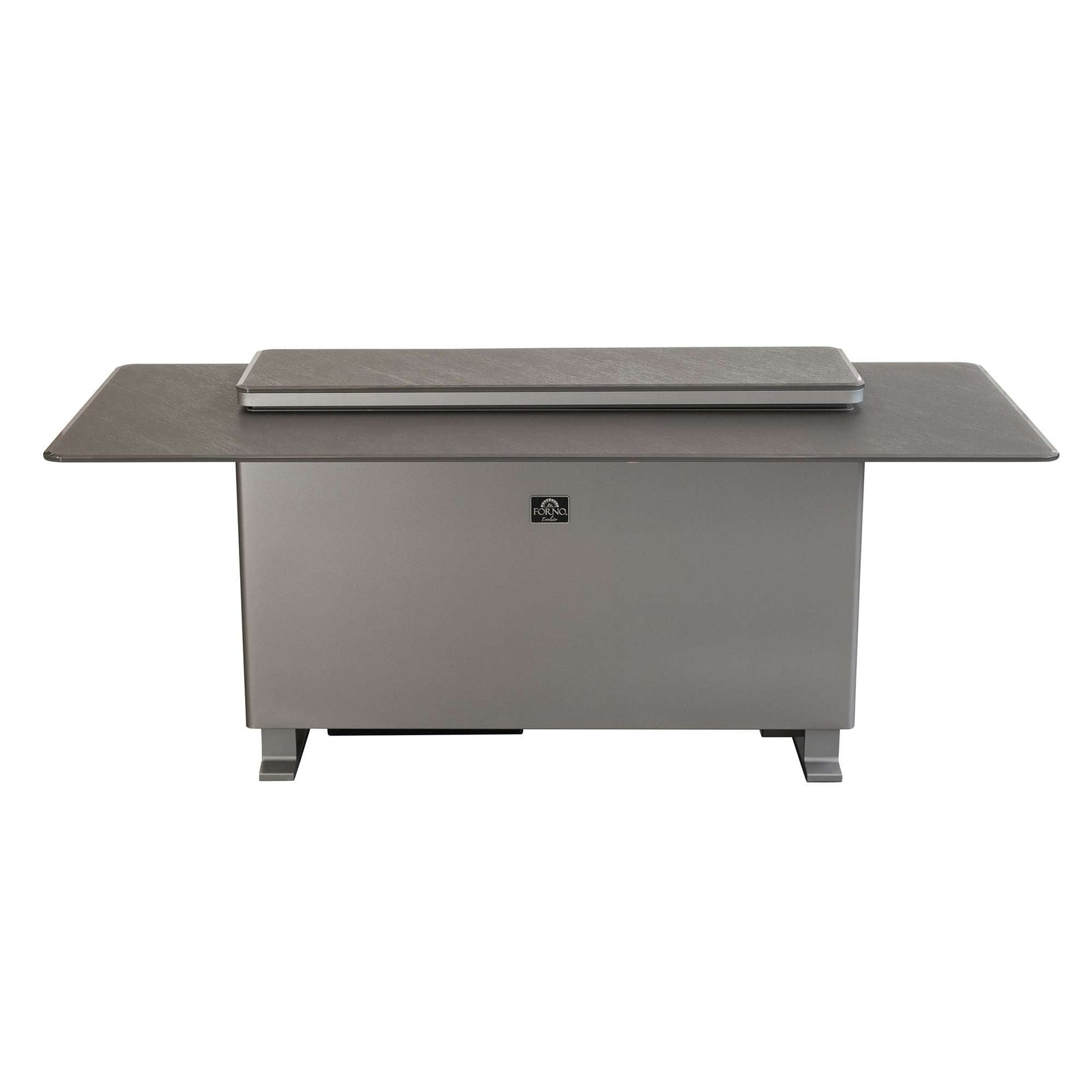 Forno Elevato Smart Bar Table, Sandstone Black, 5.3 cu.ft fridge and freezer with Bluetooth control - FBTFR7037-72BLK