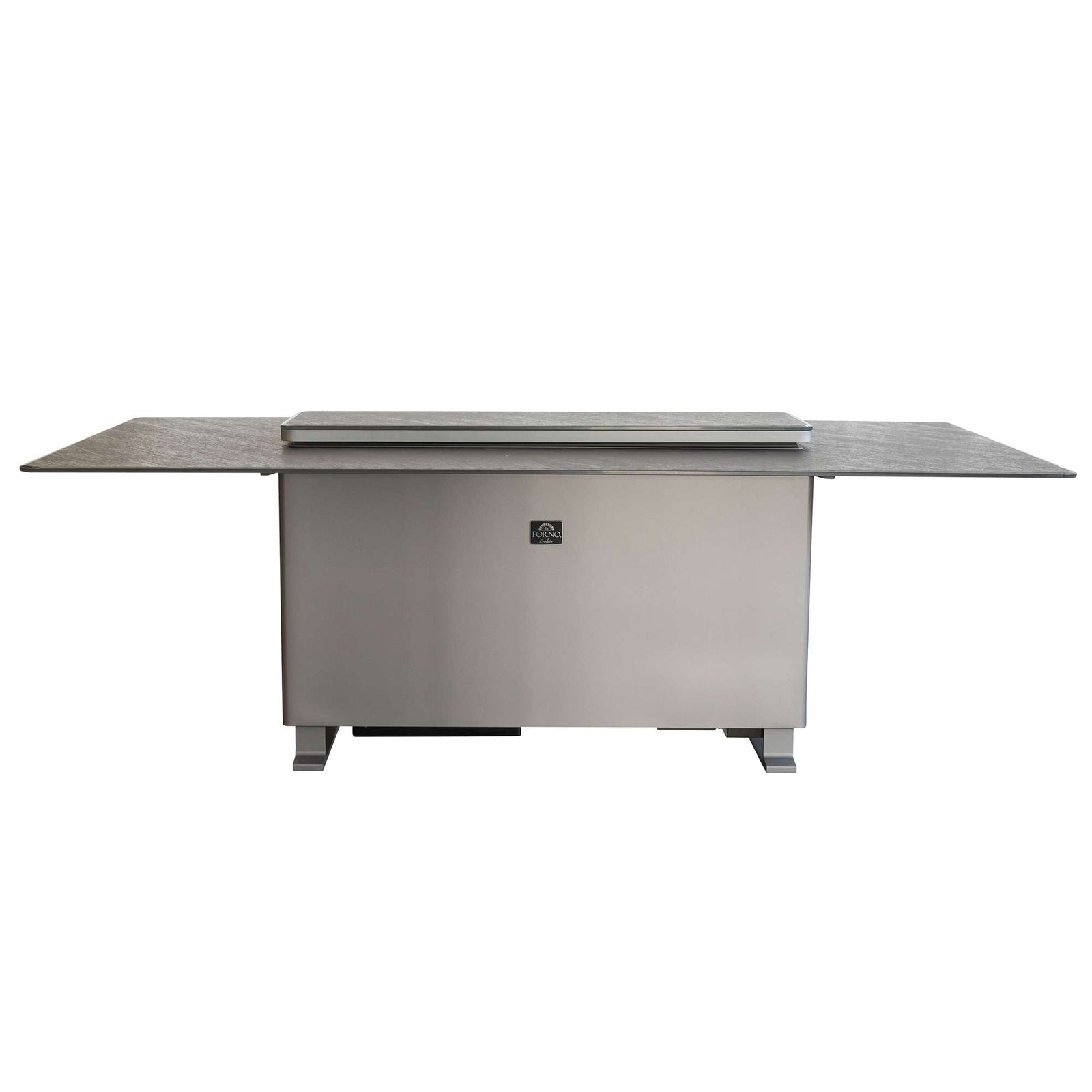 Forno Cinetico Smart Dining Table, Sandstone Black, 5.3 cu.ft fridge and freezer with Bluetooth control - FDTFR7044-86BLK