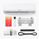 TOSOT 18,000 (9K+9K) BTU 21 SEER2 Dual Zone Mini Split Air Conditioner Heat Pump Air Handler