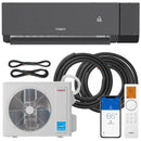 TOSOT Aoraki 24,000 BTU 23.5 SEER2 Heat Pump Mini Split AC w/ERV System Black Color