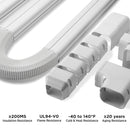 TOSOT Decorative PVC Line Cover Kit for Mini-Split AC