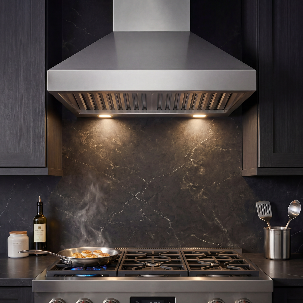 Victory 36-Inch 1200 CFM Wall Mount Range Hood in Stainless Steel