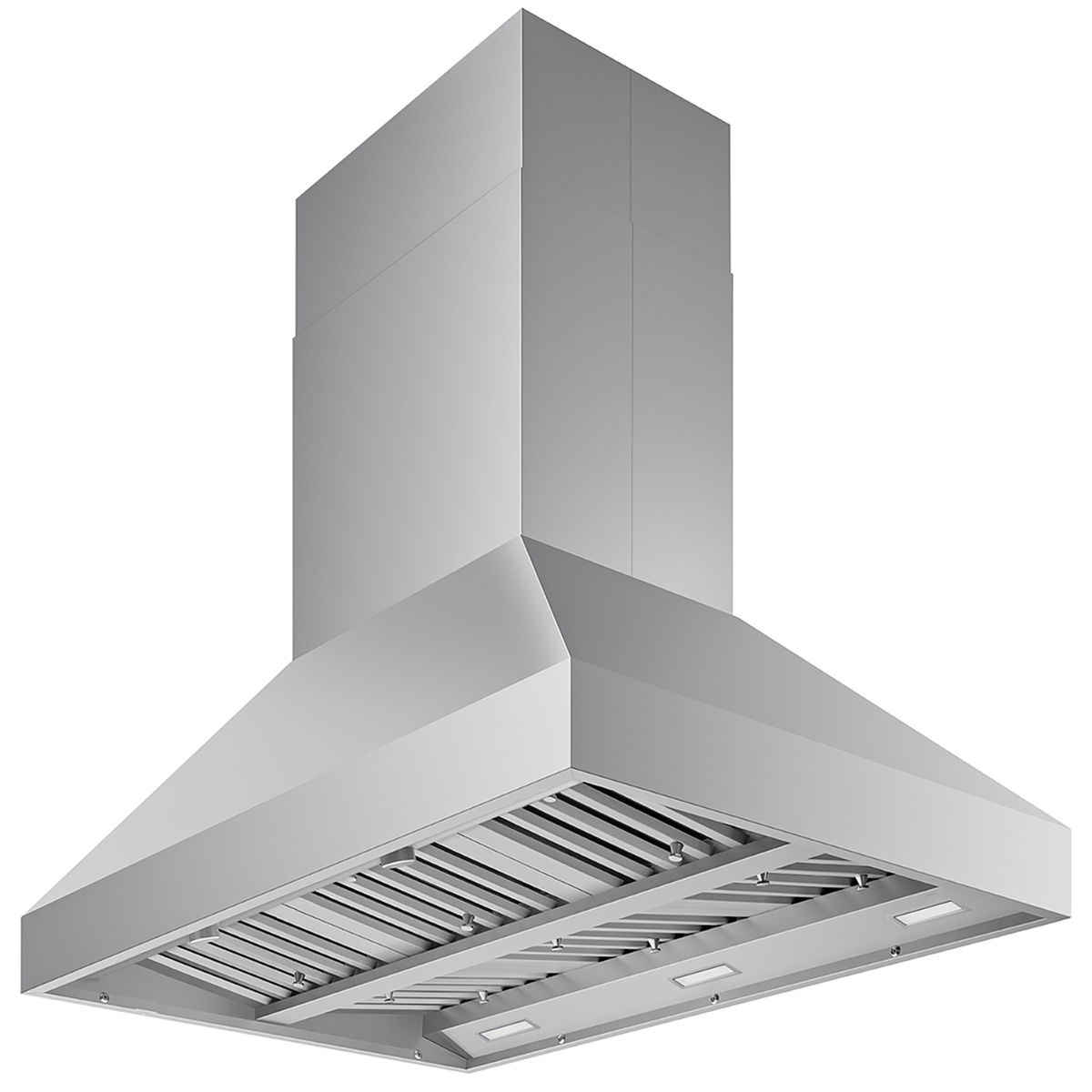 Victory 42-Inch 1200 CFM Island Range Hood in Stainless Steel