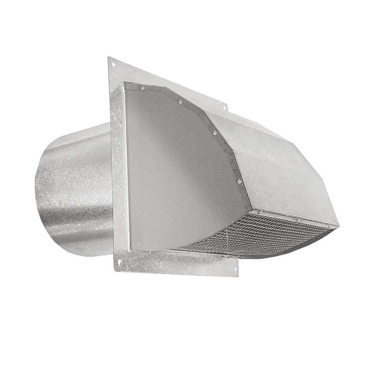 6-Inch Galvanized Steel Wall Cap