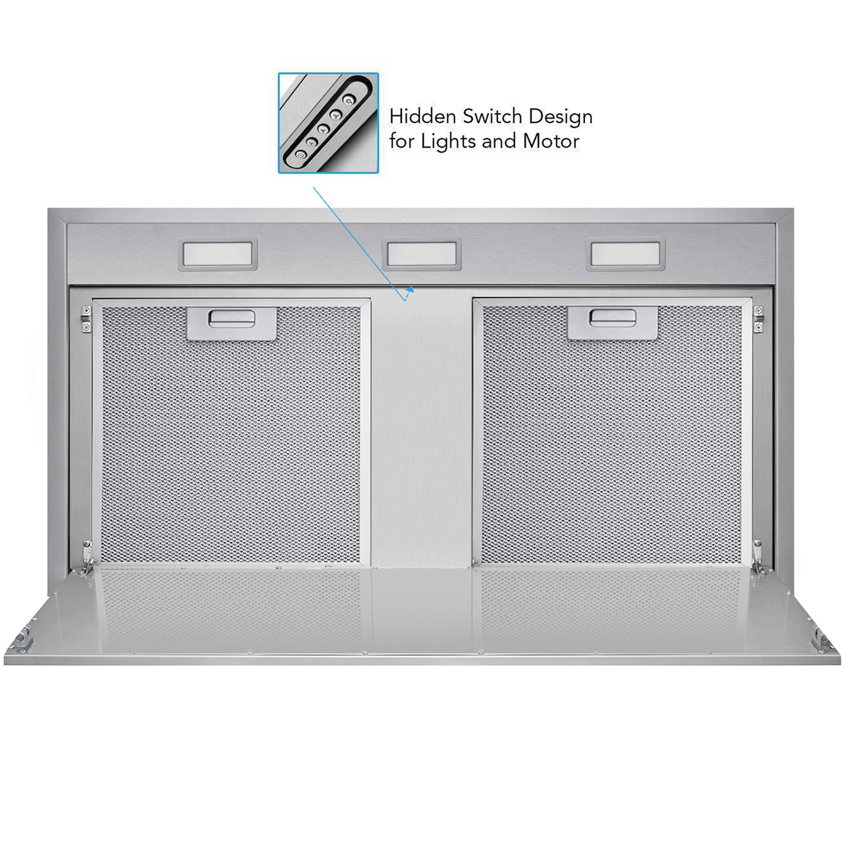 Victory 36-Inch 700 CFM Insert Range Hood in Stainless Steel
