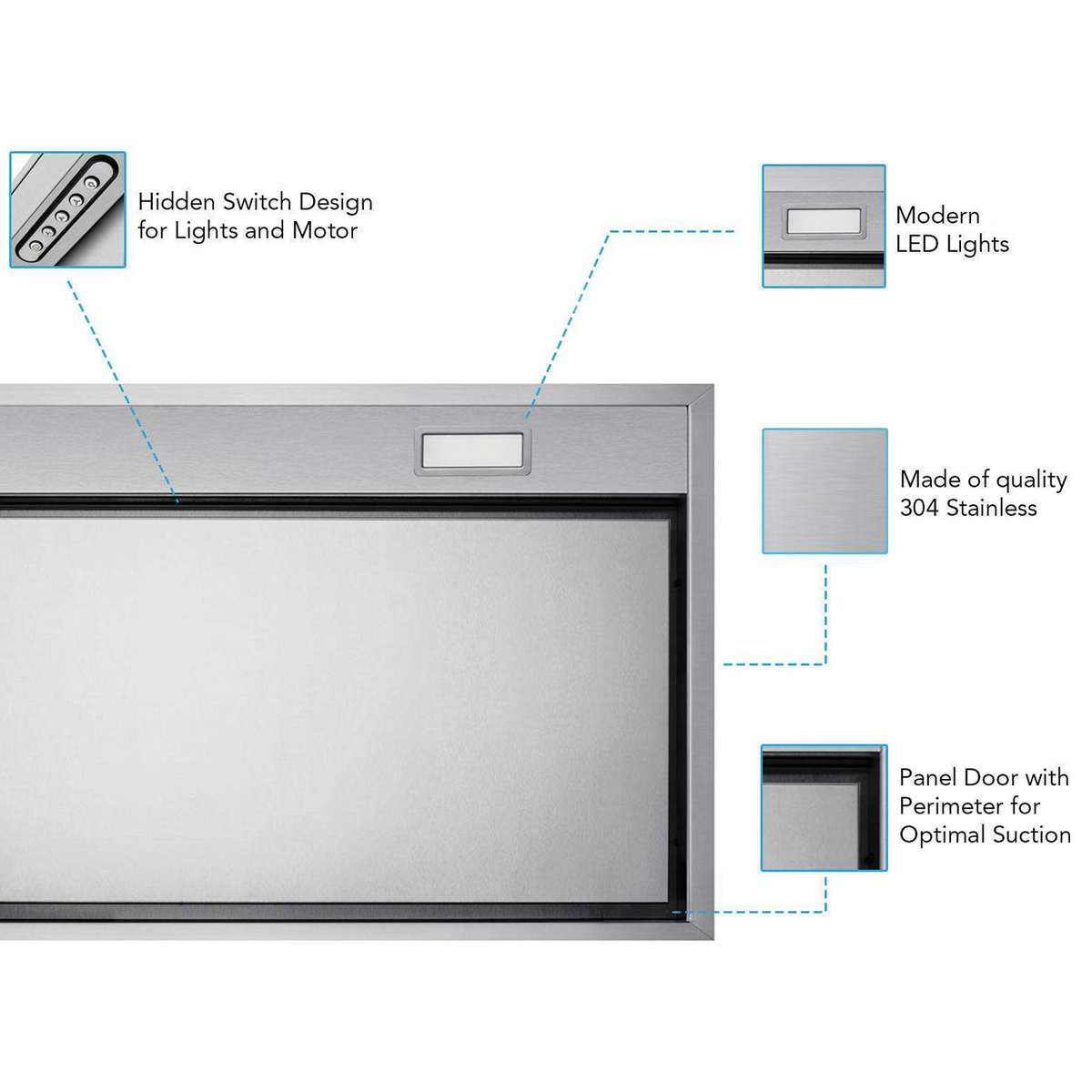 Victory 30-Inch 750 CFM Insert Range Hood in Stainless Steel