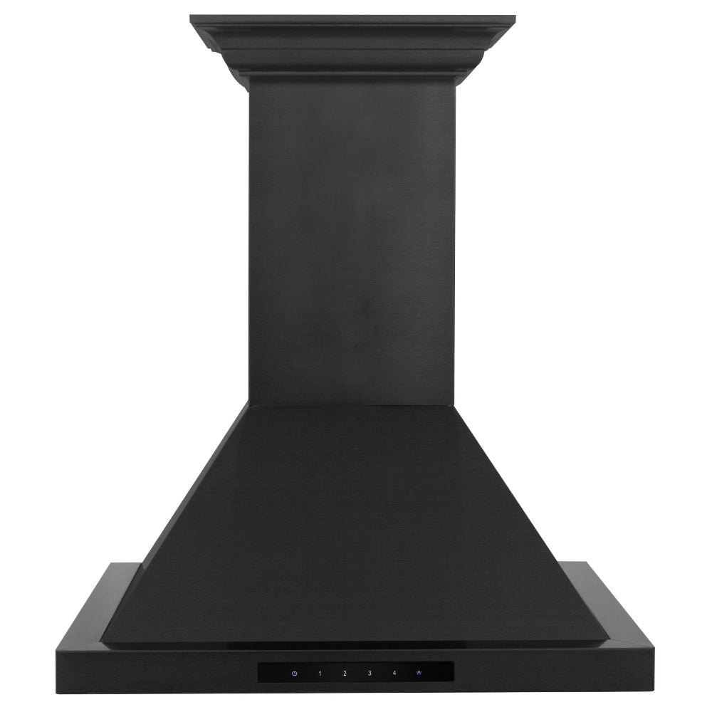 ZLINE CrownSound 30-inch range hood in black stainless steel BSKBNCRN-BT-30, view 5