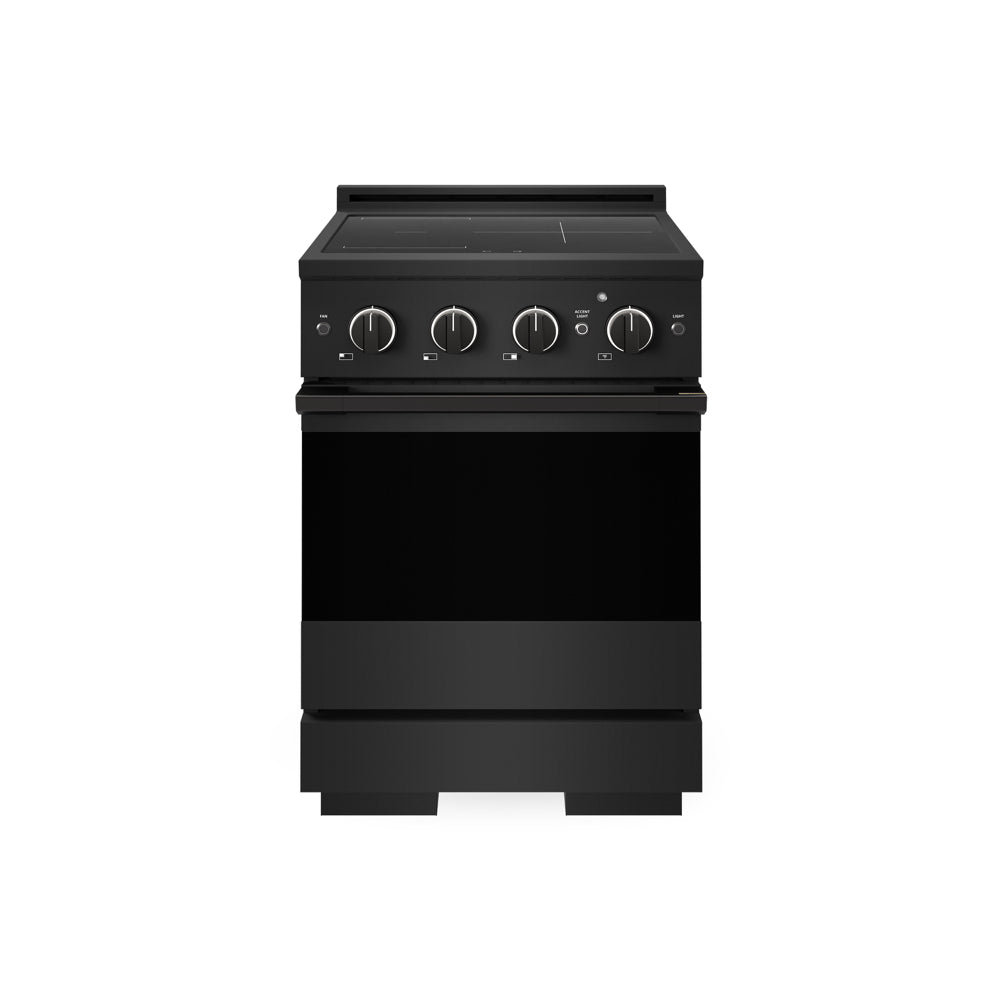 ZLINE Marino 24-inch range in black stainless steel MINRB-24