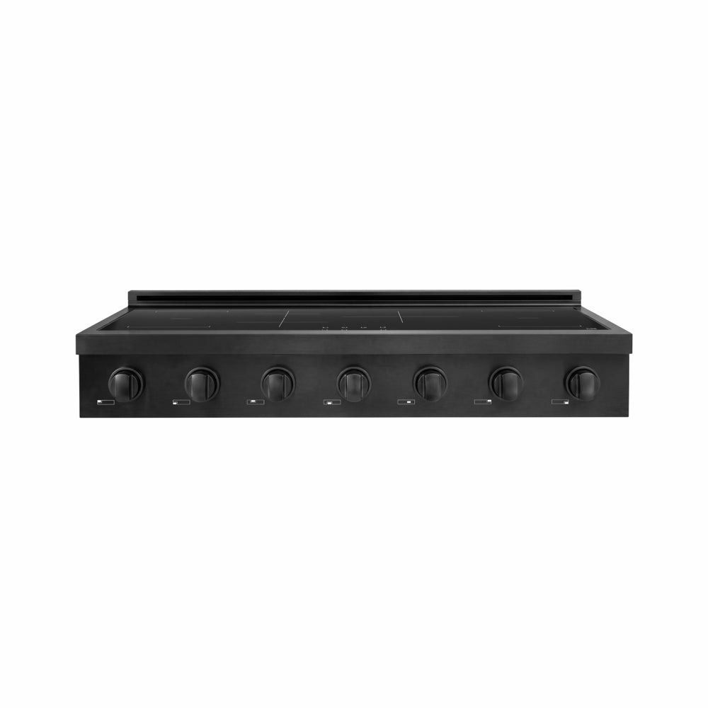 ZLINE Paramount 48-inch rangetop in black stainless steel SINRTB-48