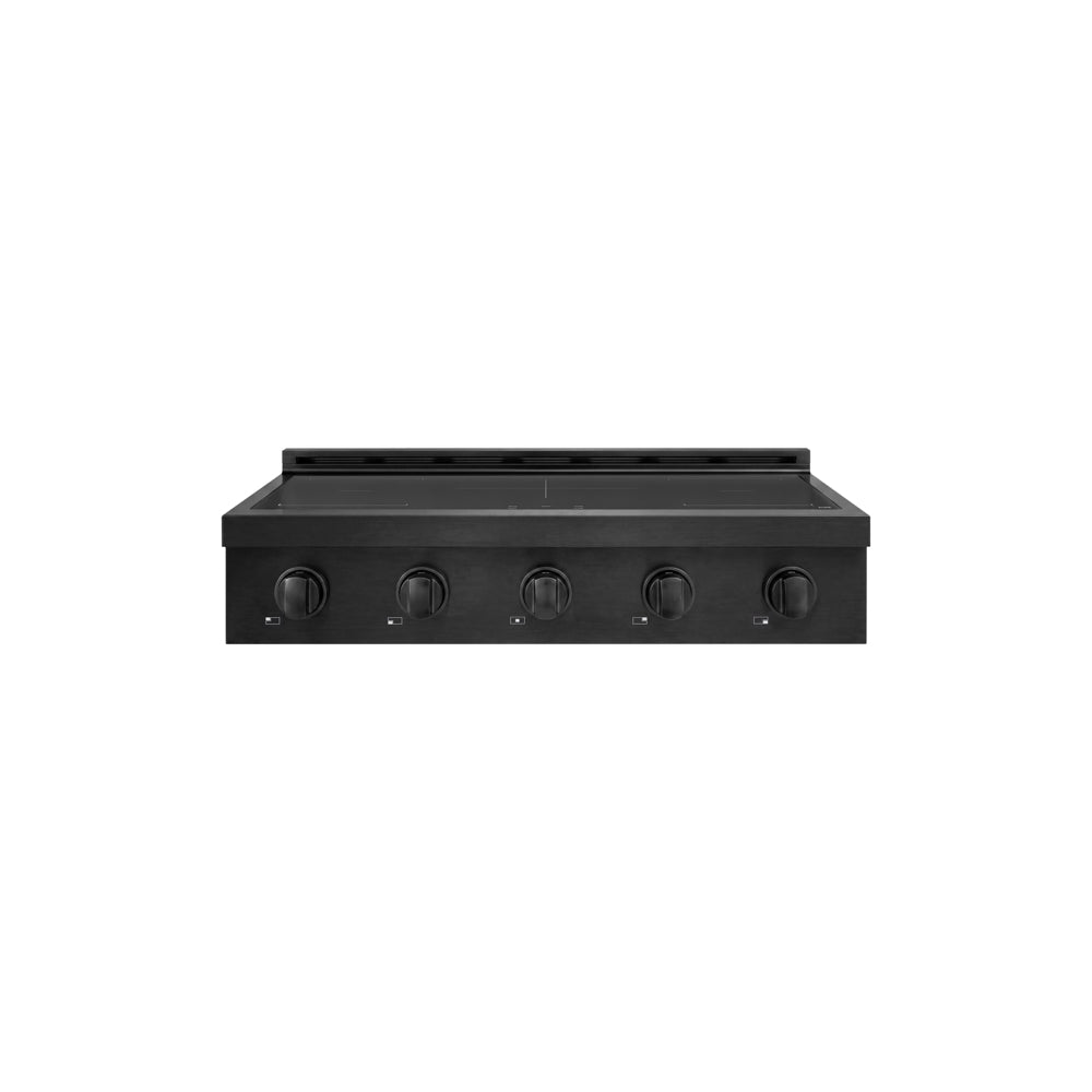 ZLINE Paramount 36-inch rangetop in black stainless steel SINRTB-36