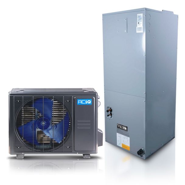 ACiQ 3 Ton (36,000 BTU) 16.1 SEER2 High Efficiency Central Heat Pump | Inverter – R454B & 3 Ton (36,000 BTU) Central Ducted Air Handler – R454B