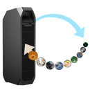 3-in-1 Air Purifier with UVA LED Light, HEPA and Activated Carbon Filters