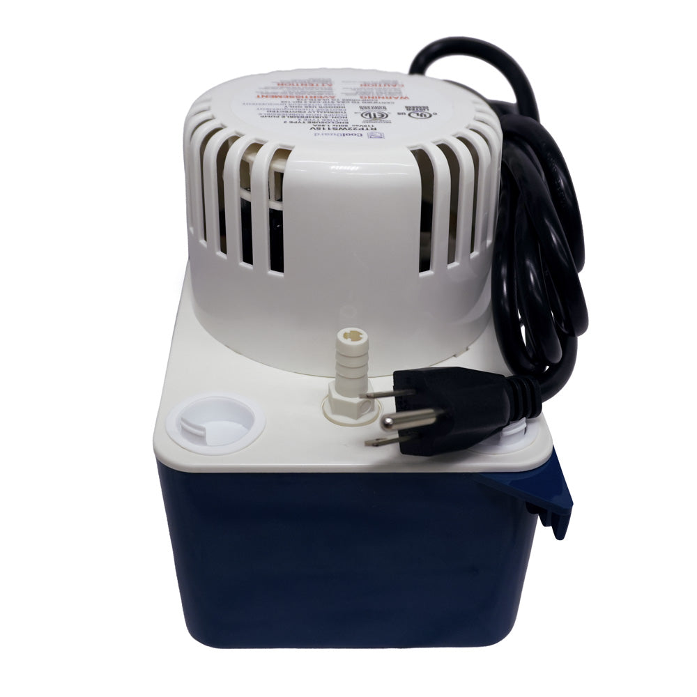 CoolGuard RTP22WS115V condensate pump dimensions