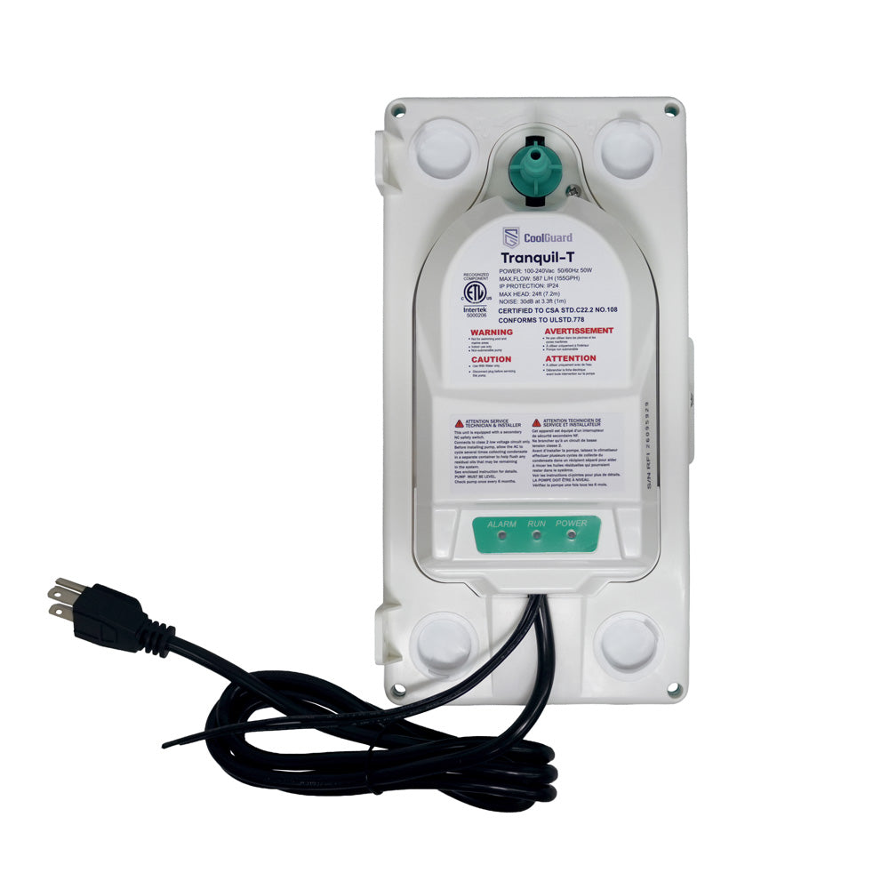 CoolGuard TMT24WS100 Tranquil T condensate pump