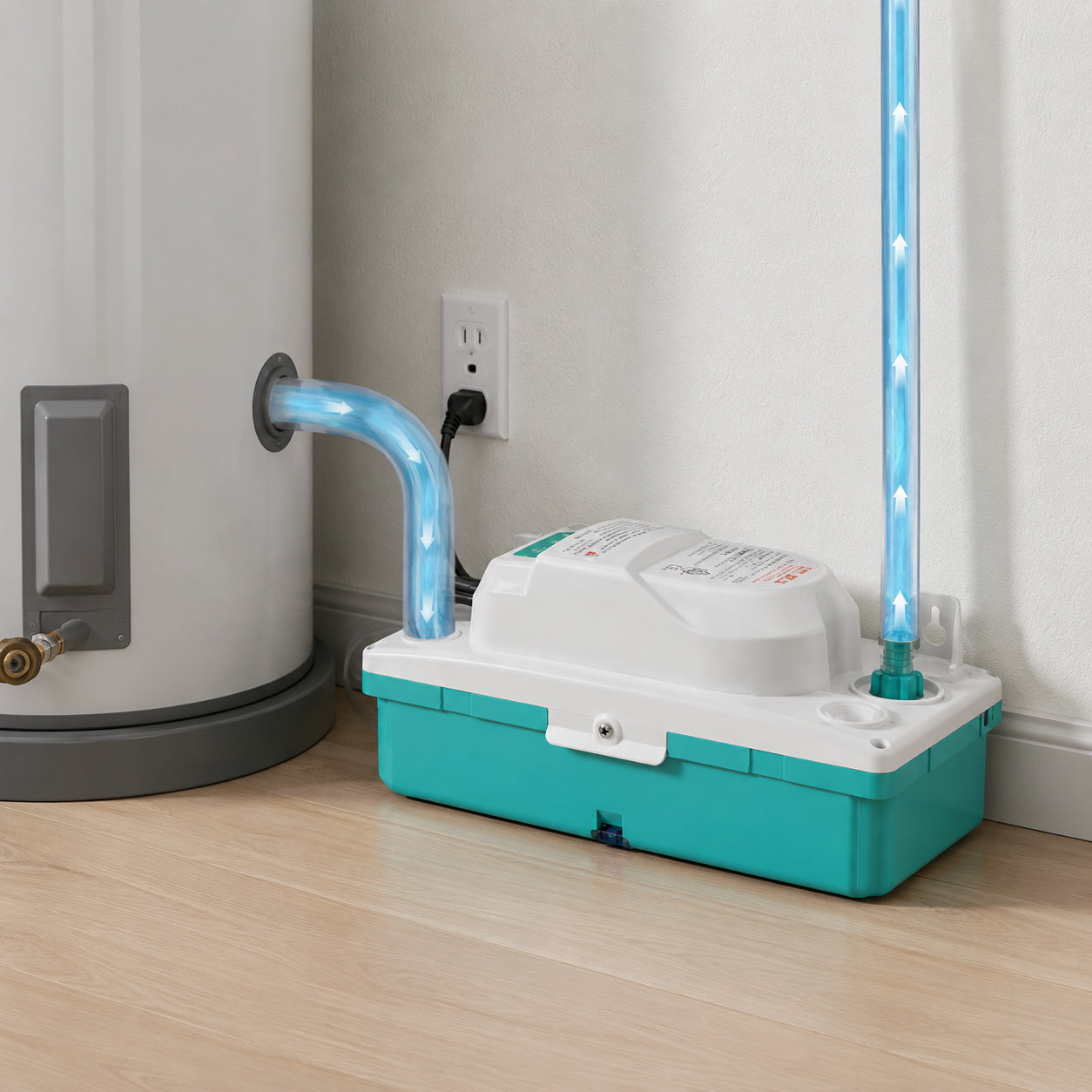CoolGuard TMT24WS100 Tranquil T condensate pump installed