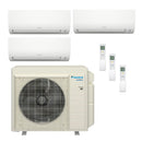 Daikin Hyper Heat Aurora 3-Zone Ductless Mini Split AC & Heat Pump 24000 BTU (7K+7K+7K), Wall Mount Units, 230V - R32