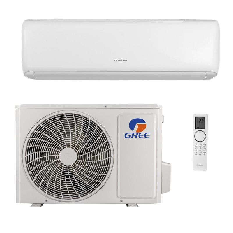GREE 12,000 BTU 17 SEER R32 Single Zone Mini Split Heat Pump System - 220V