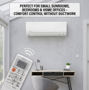 Mitsubishi 9,000 BTU HX-Series 20 SEER2 Single Zone Wall Mount Mini Split Heat Pump System - R454B | 230V