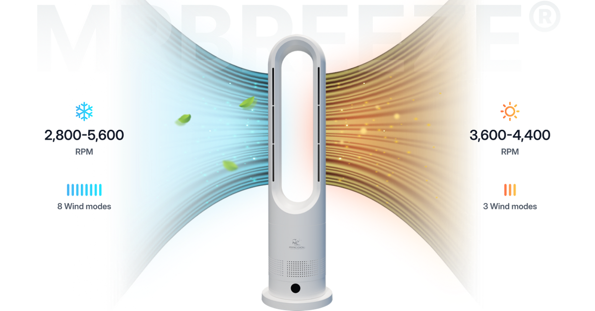 MRCOOL MRBREEZE Hot+Cool Bladeless Fan