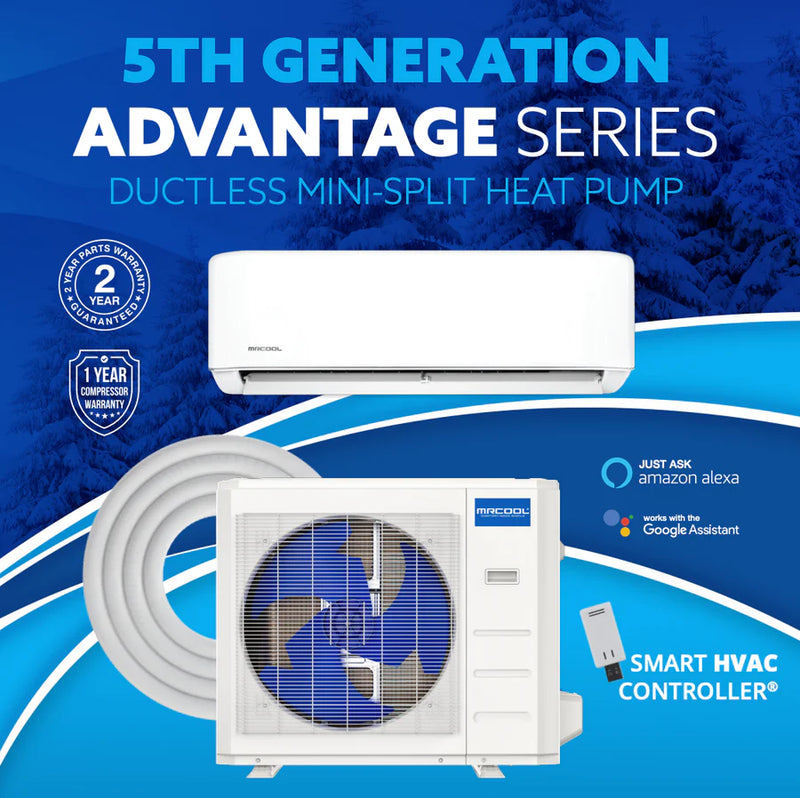 MRCOOL Advantage 12K Ductless Mini Split Heat Pump 230V