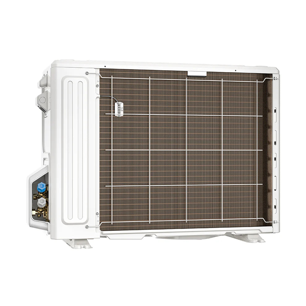 MRCOOL DIY 18,000 BTU 5th Gen Hyper Heat Single Zone Mini Split System Condenser Back