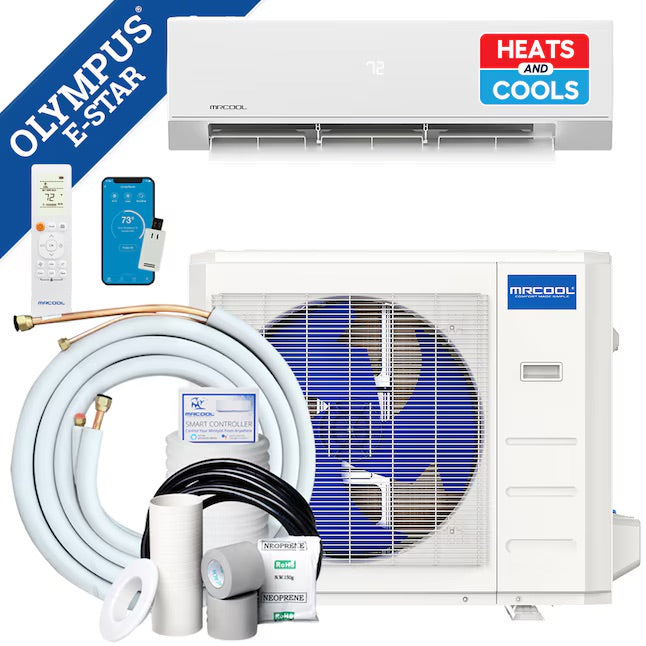 MRCOOL Olympus E Star 24,000 BTU 21 SEER2 Single Zone Mini Split System - 230V