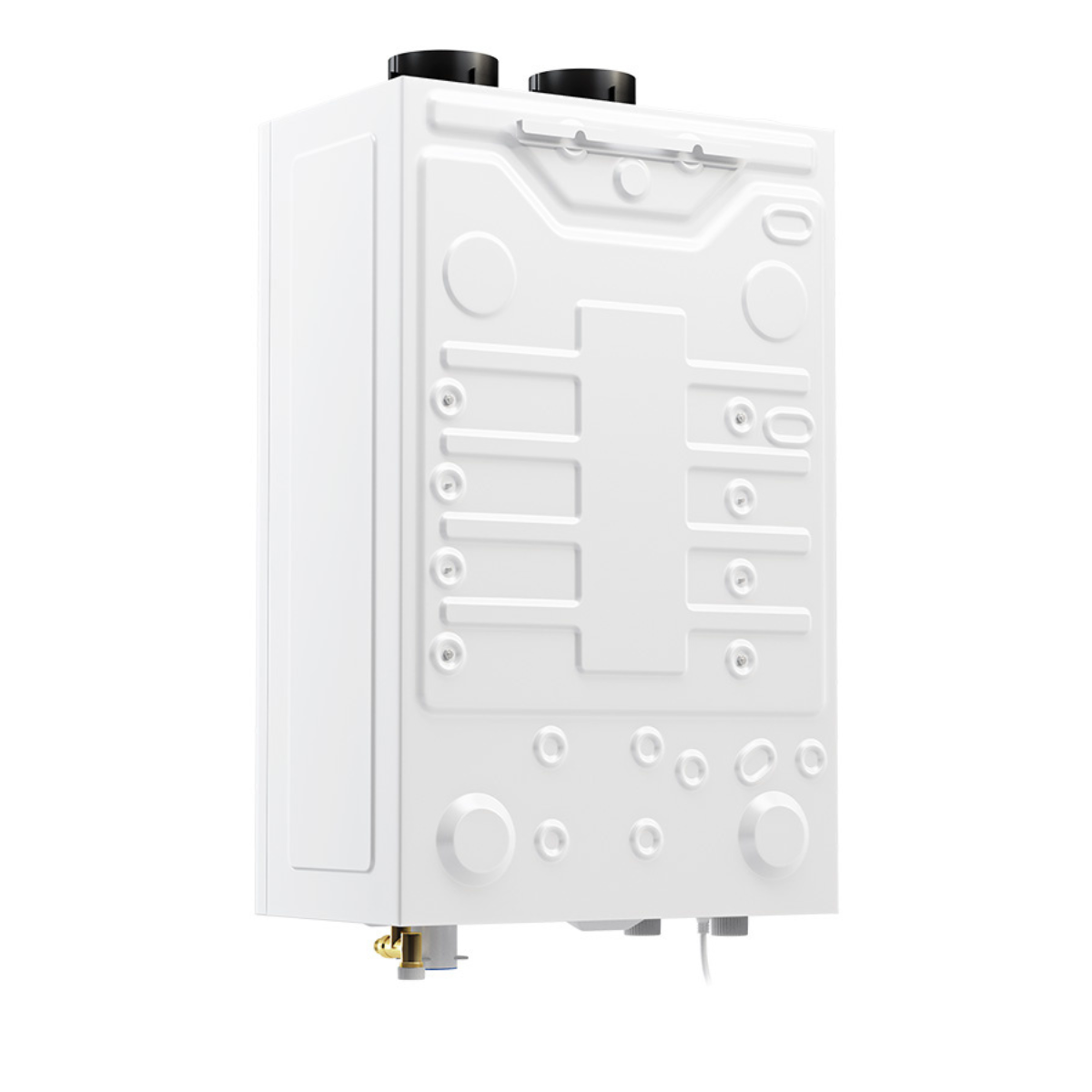 MRCOOL tankless water heater back right angled view