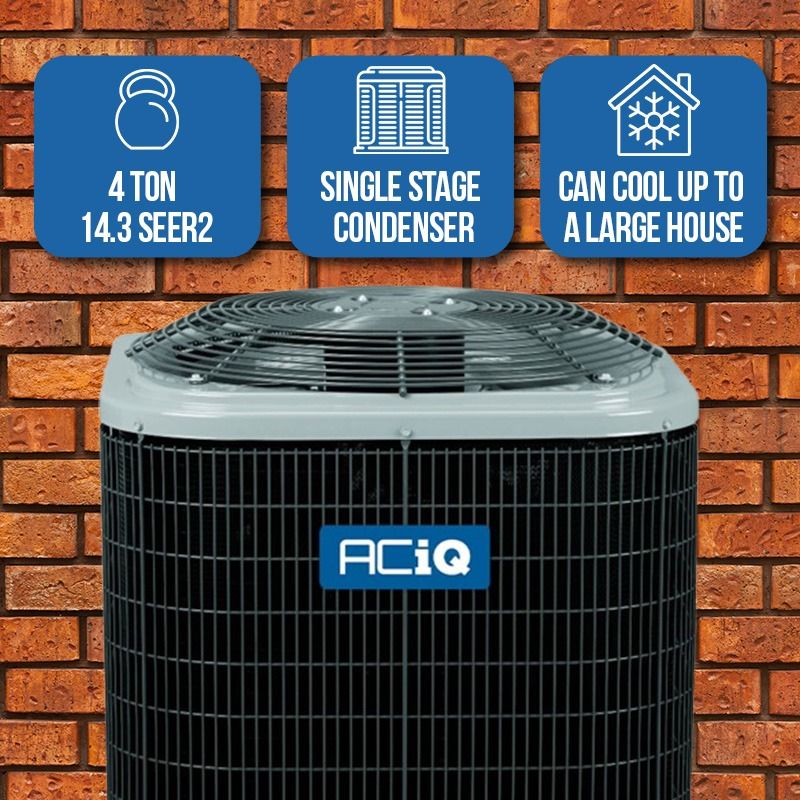 ACiQ 4 Ton 14.3 SEER2 Heat Pump Condenser - R410A Single Stage