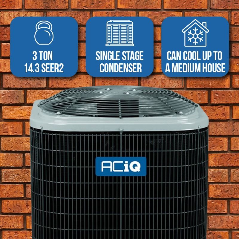 ACiQ 3 Ton 14.3 SEER2 ACiQ Air Conditioner Condenser - R454B