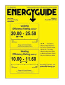 Senville AURA 12,000 BTU 23 SEER2 Cassette Mini Split Heat Pump Air Conditioner Energy Guide