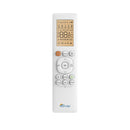 Senville 12,000 BTU 22.2 SEER2 Square Ceiling Cassette Air Conditioner Remote