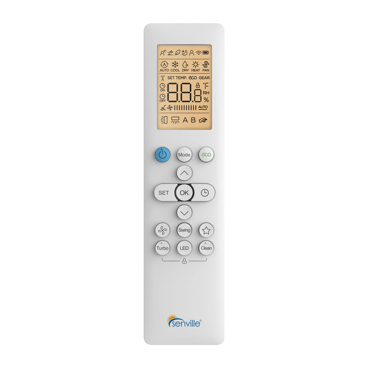Senville LETO 12,000 BTU &nbsp;21.2 SEER2 Single Zone Ductless Mini Split Remote