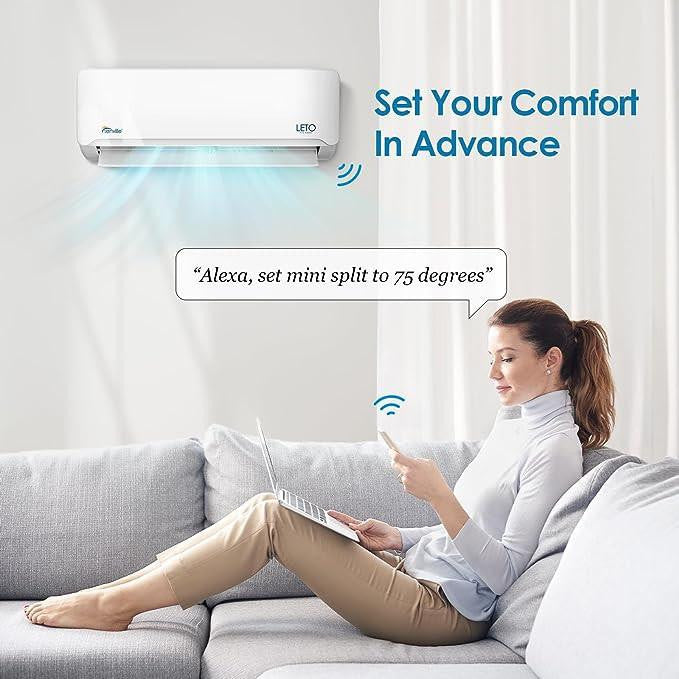 Senville LETO 12,000 BTU 21.3 SEER2 Single Zone Ductless Mini Split - 230V