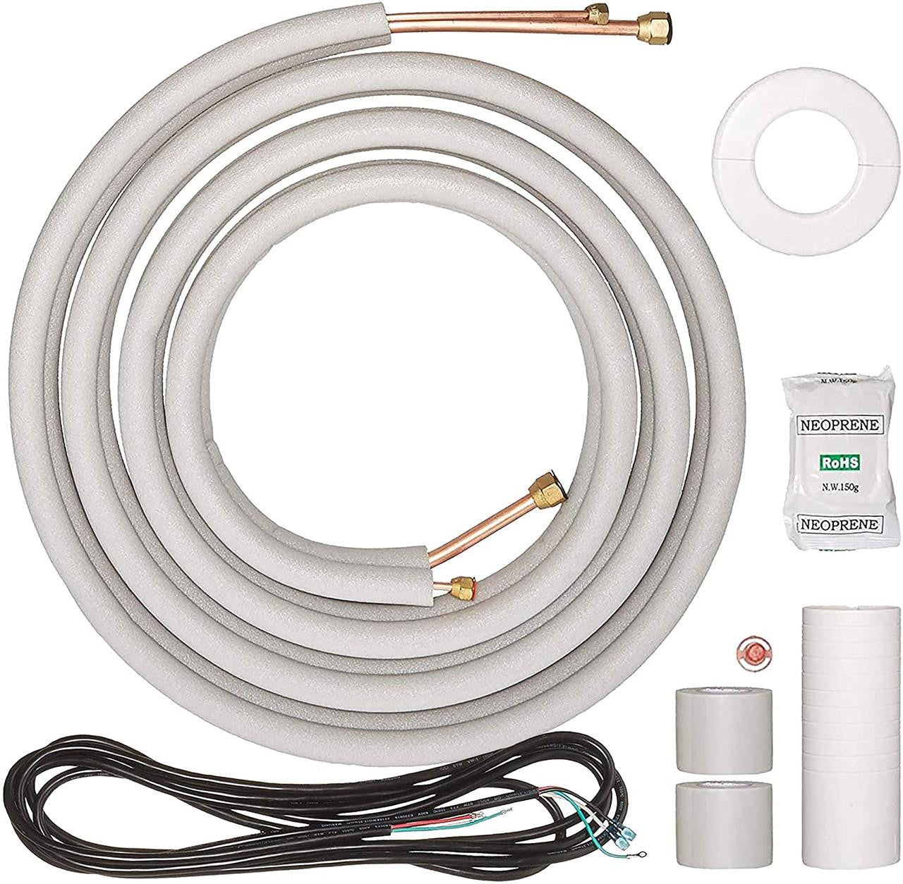 Senville AURA 18,000 BTU 20.4 SEER2 Floor Mounted Single Zone Ductless Mini Split Lineset