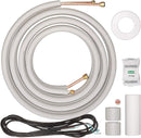 Senville 25 Ft. Insulated Line Set - 1/4'' and 3/8" For 6K, 9K, and 12K BTU Air Handlers