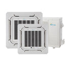 Senville AURA 27,000 (12K+12K) BTU 23 SEER2 Ceiling Cassette 2 Zone Ductless Mini Split - Energy Star - 230V