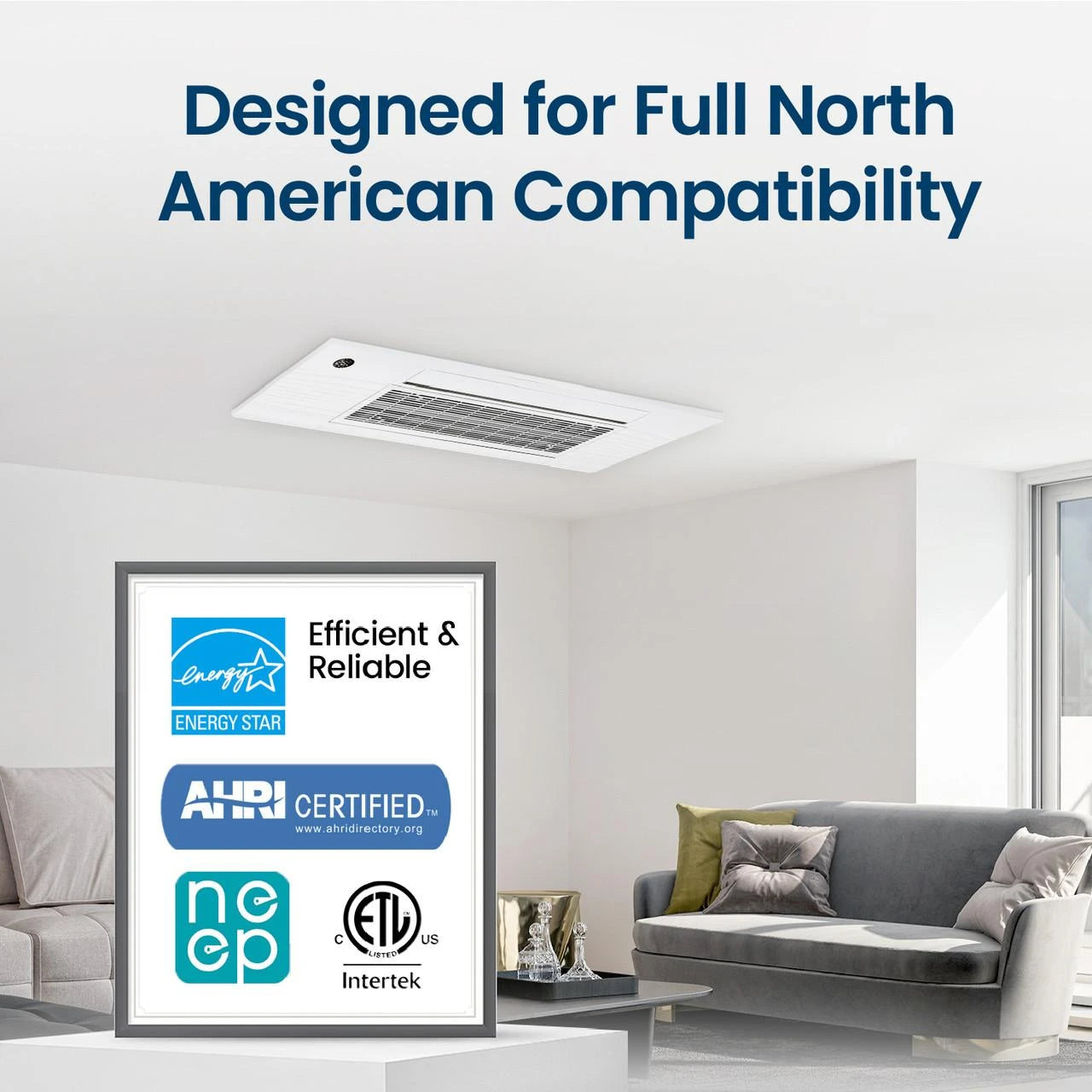 Senville AURA 9,000 BTU One-Way Ceiling Cassette - Image 5