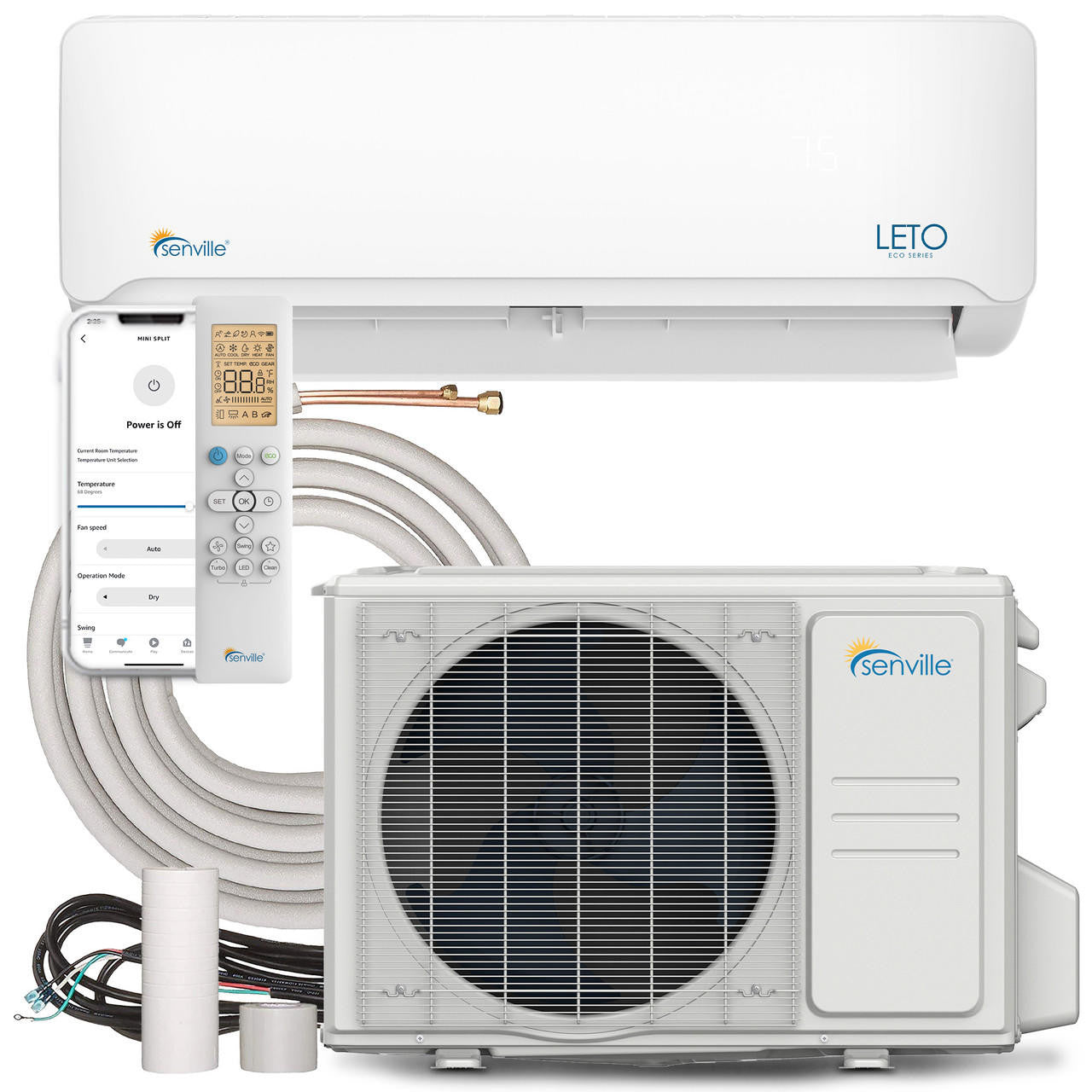 Senville LETO 9,000 BTU 230V Mini Split