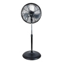 20” High-Velocity Oscillating Pedestal Fan with Industrial-Grade Aluminum Blades