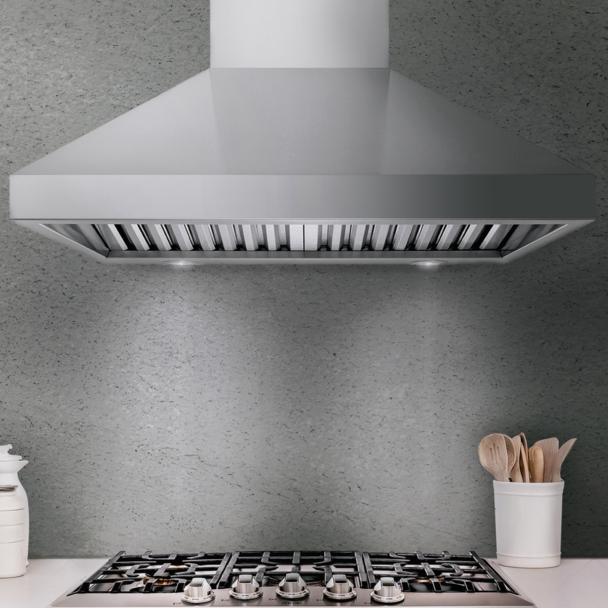 Victory 60-Inch 1200 CFM Wall Mount Range Hood in Stainless Steel