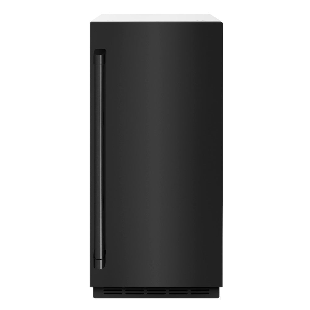 ZLINE Touchstone 15-inch ice maker in black stainless steel ICCD-BS-15